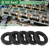 Oil Seal 5 x 35x58x12mm NBR Rubber Seal Ring Black