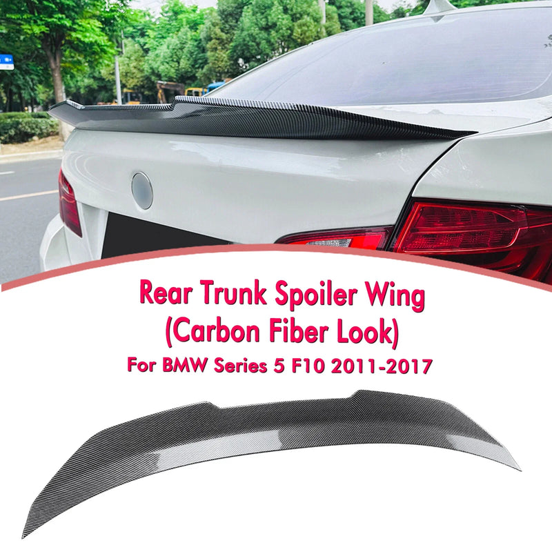 BMW 5 Series F10 Rear Boot Spoiler Lip (2011-2017)