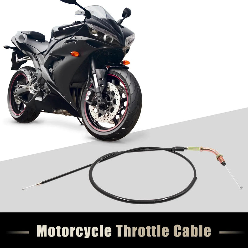 Honda CM125 Throttle Cable Wire / 110cm 43.3" Rubber Coated Black