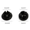 Accord Prelude Hood Support Prop Rod Holder Clip Black+White