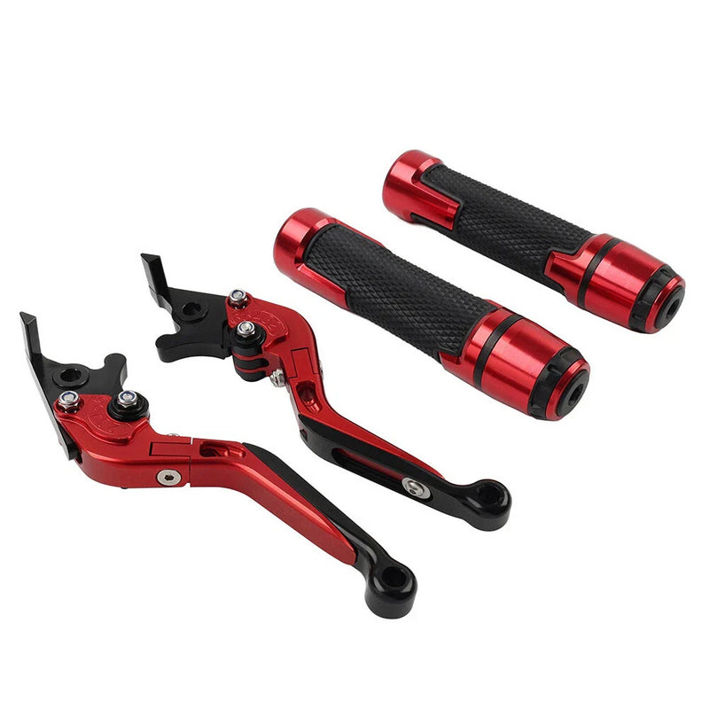 Ducati Monster Folding Extendable Brake Clutch Levers Grip Set (2008-2016)