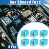 Pickup Trucks & Cars 6 x Mini Box Shaped Fuses 20 Amps (Universal)