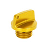 Motorcycle Cap Screw Cover Gold Tone / Universal / Engine Oil Filler
