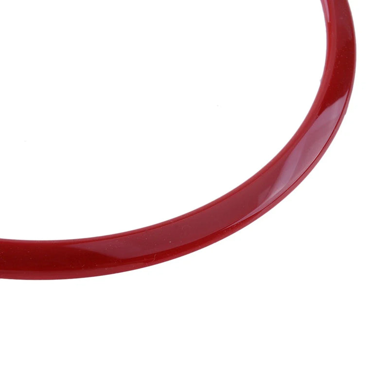 Jeep Wrangler JK Red Roof Speaker Trim Rings Covers (2007-2014)