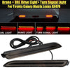 Toyota Camry Smoked LED Rear Bumper Reflector Brake Stop Light