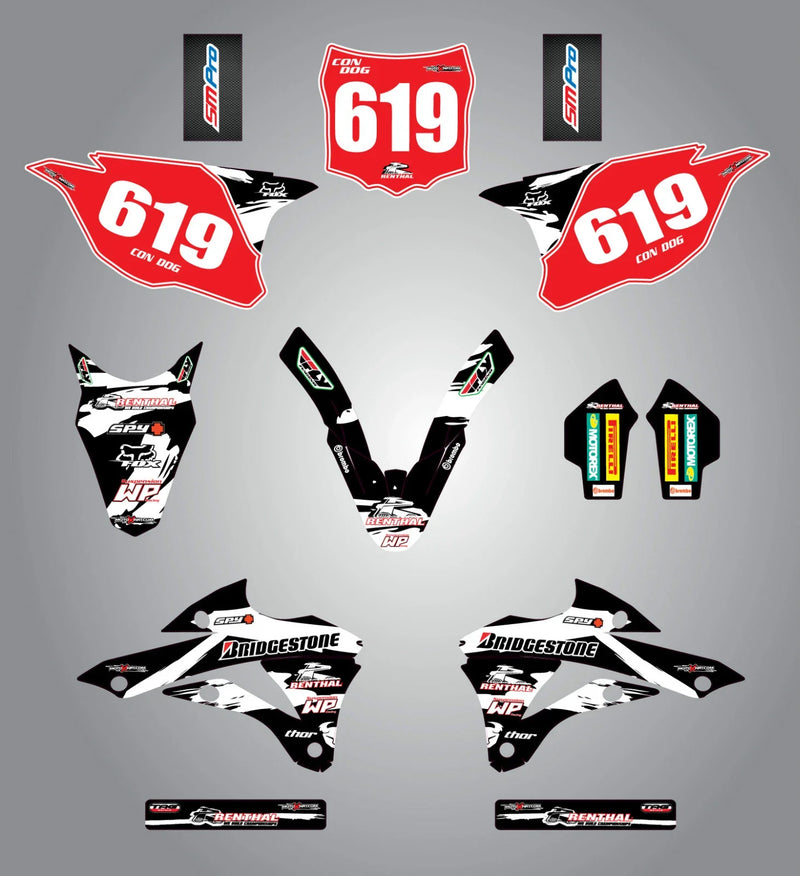 Kawasaki KX 85 (2014-2018) - Safari Pride Style Full Custom Graphics Kit