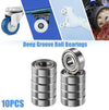 Make Model 10 x 6x15x5mm Double Metal Shield Deep Groove Ball Bearings