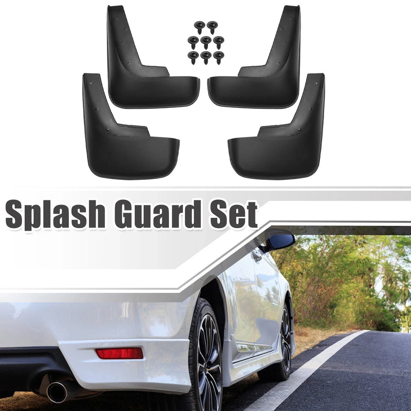 Toyota Camry Mud Flaps 1 x Front & Rear Black Splash Guards