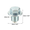 Toyota 2 x Set M12x1.25 Car Oil Drain Plug with Washer