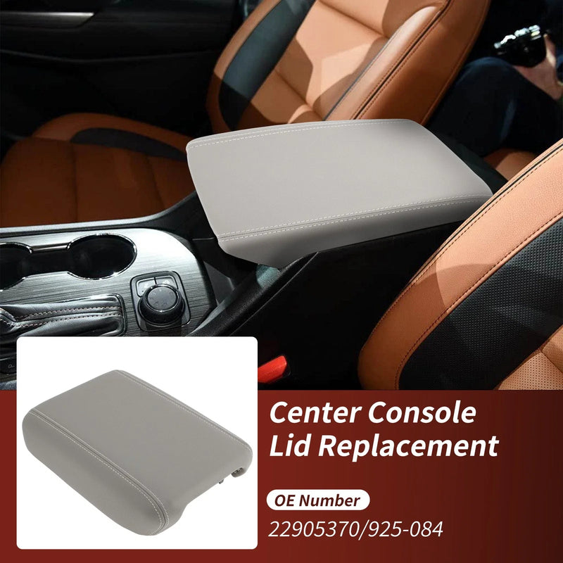 Chevy Traverse & GMC Acadia Gray Center Console Armrest Lid