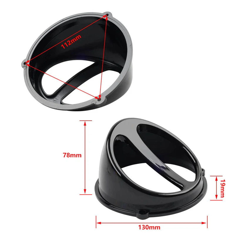 GY6 Jog 50 Motorcycle - Red Modified Fan Cover