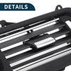 BMW 550i 2010-2015 Black Silver Tone A/C Outlet Dash