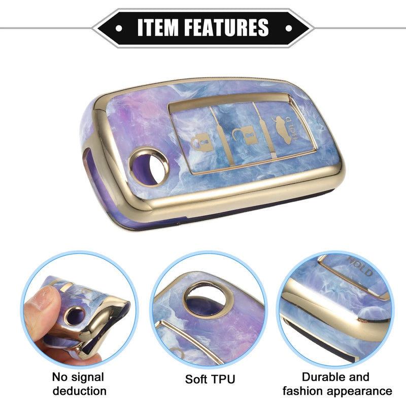 Nissan Rogue Frontier 3 x Button Smart Key Fob Case Cover (2014-2023)