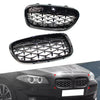 BMW 5 Series F10 F18 Diamond Front Kidney Grille (2010-2017)