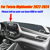 Toyota Highlander Leather Dashboard Cover (2022–2024)