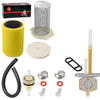 Yamaha KODIAK 400 4WD Air Filter & End Cap Fuel Valve Petcock (1993–1999)