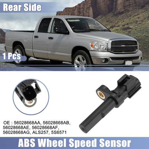 Dodge Ram 1500 1 x Rear Side ABS Wheel Speed Sensor (2007 - 2010)