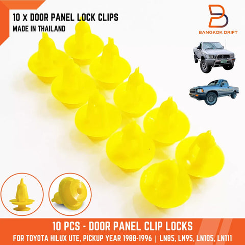 Toyota Hilux Ute Pickup 10 x Door Panel Clips (1988-1996)