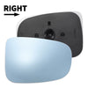 Ford Right Side Blue Mirror Glass with Back Convex