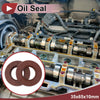 2 x Oil Seal 35x65x10mm Brown Rotary Shaft Seal FKM Rubber Seal Ring