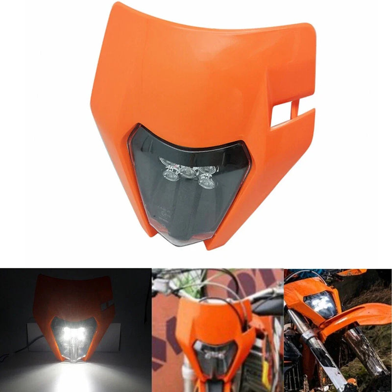 KTM SXF XCW XC 250 450 500 Enduro LED Headlight & Fairing Kit