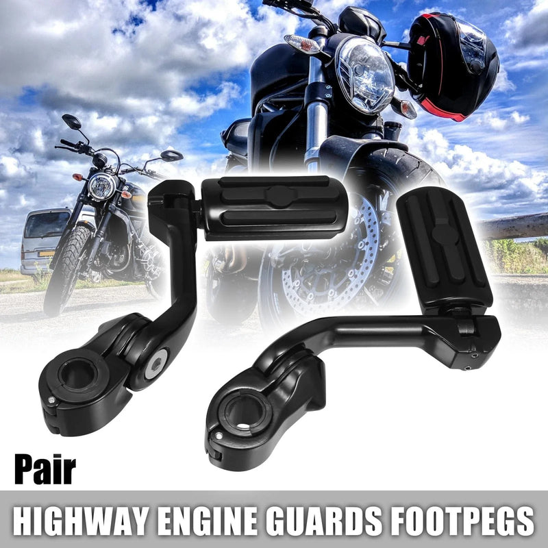 Harley Motorcycle Engine Foot Pegs 1 Pair Foot Pegs