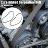 Lexus LX450 2 x V-Ribbed Serpentine Drive Belts (1996-1997)