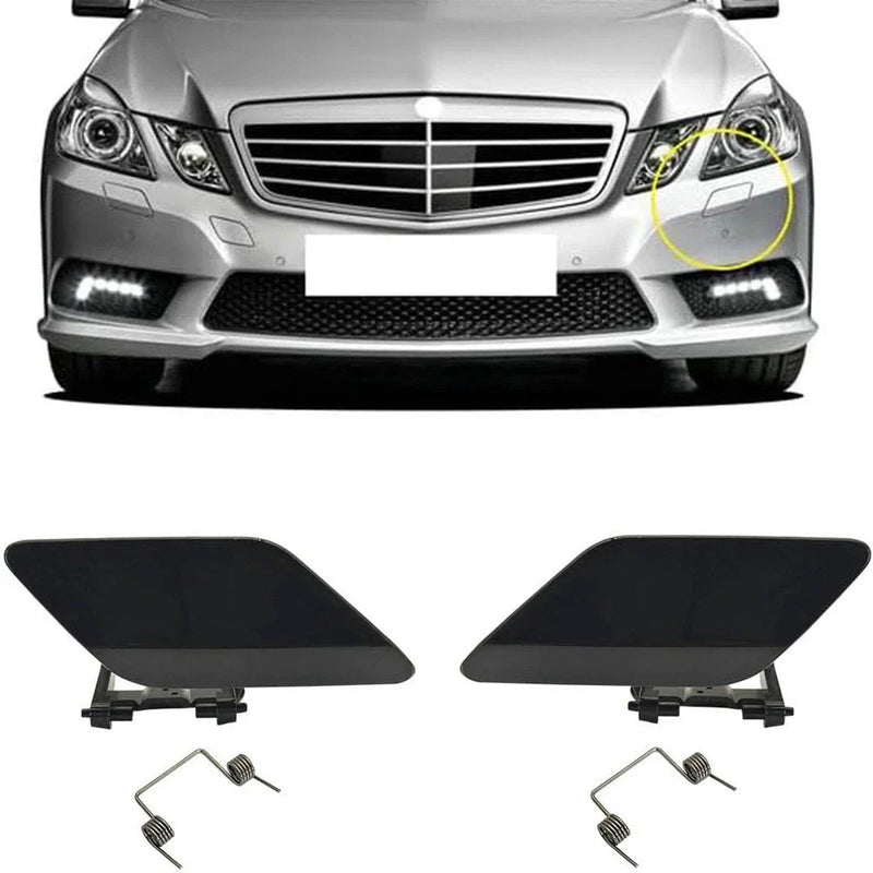 Mercedes E-Class W212 Front Headlight Washer Covers (2010-2016)