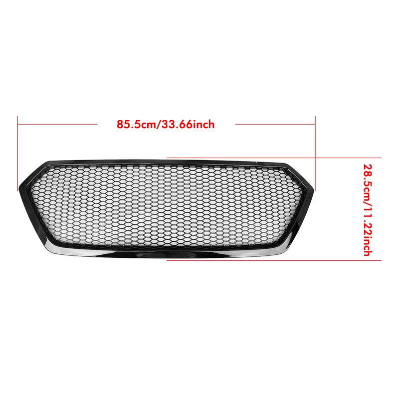 Subaru Legacy Outback Gloss Black Front Bumper Grille (2015-2017)