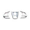 Toyota Corolla (2019-2024) Matte Silver 3 x Steering Wheel Trim Covers