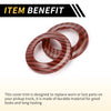 Jeep Wrangler (2007-2014) Red A Pillar Speaker Ring Cover Trim