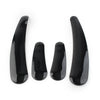 Harley Softail 2008-2023 Black 4 Pcs Curved Swingarm Frame Inserts