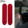 Car Reflective Strips Sticker Trim 2 x Wheel Eyebrow Accessory