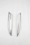 Tesla Model Y (2020-2023) 2 x Chrome Rear Fog Light Lamp Cover Trim