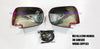 Mitsubishi L200 Triton Pajero Sport Black LED Mirror Covers (2008-2023)
