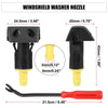 Nissan Tiida 3 x Front Windshield Washer Nozzles (2004-2014)