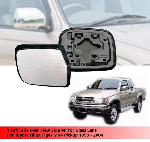 Toyota Hilux MK4 LH Rear View Mirror Glass Lens (1998-2004)
