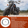 Harley Softail Hydraulic Front Brake Line Kit Black (2011-2013)