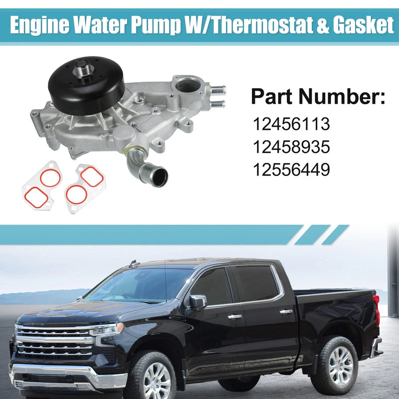 Chevrolet Avalanche Set Engine Water Pump with Thermostat