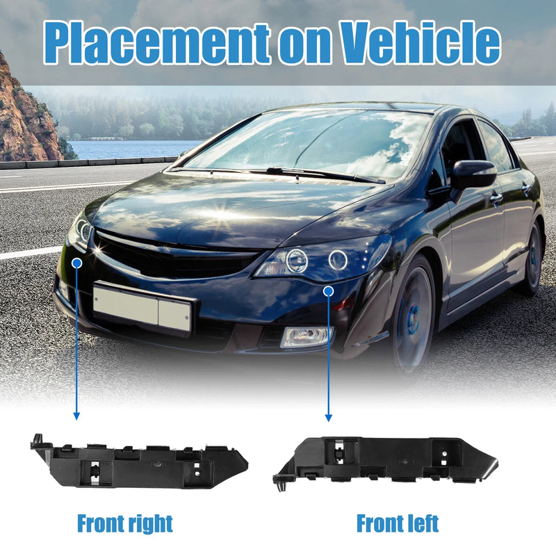 Honda Civic 2012-2015 Bumper Bracket (2 x Left & Right)