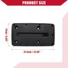 Jeep Wrangler 1997-2006 Black Car License Plate Frame Bracket