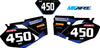 Yamaha WR 450 F Custom Number Plates & Storm Graphics (2003-2006)