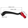 Shifter Lever 10mm 0.39" Aluminum Alloy Motorcycle Fold Universal Black Red