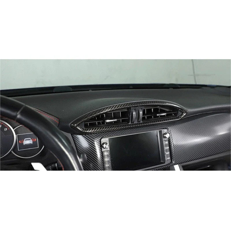 Toyota 86 Subaru BRZ Carbon Fiber Center Air Vent Outlet Cover (2012-2023)