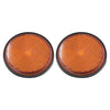 Motorcycle / Scooter Reflectors 2 x 2.2" Dia