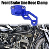 Motorcycle Blue Front Brake Line Hose Clamp