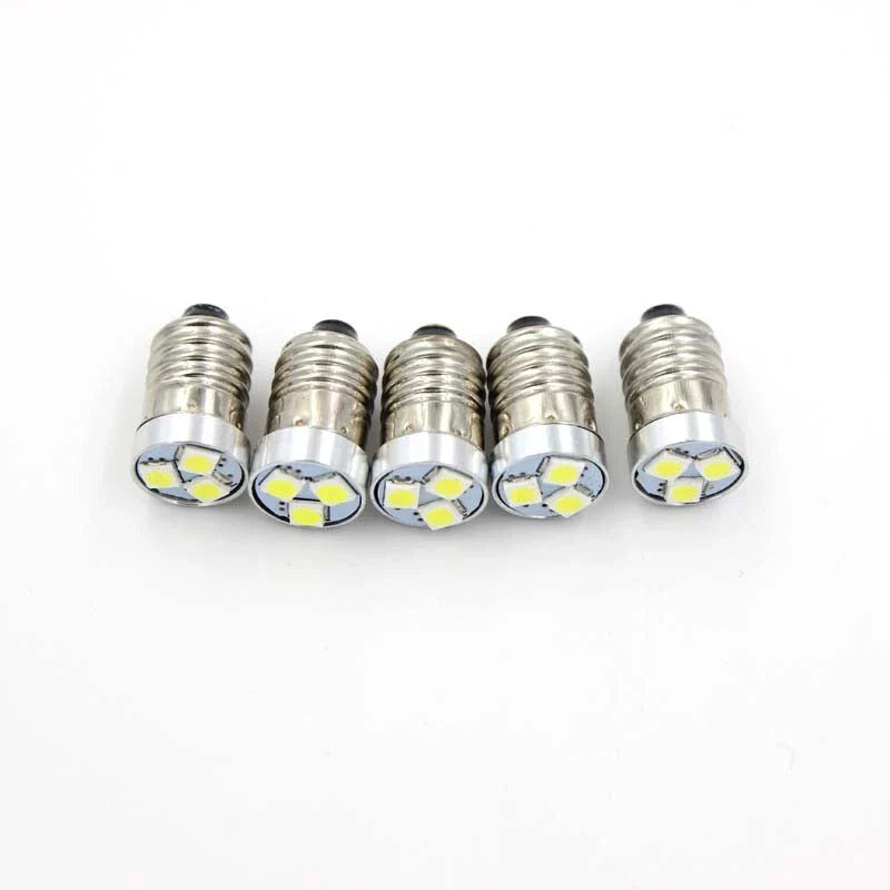2 / 3 / 4 C / D Flashlight Light Bike Lamp 3V 4.5V 6V 12V 4pcs E10 LED Bulb 200LM