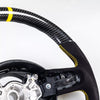 Mini R50 R52 R53 3-Spoke Suede Yellow Steering Wheel (2002-2008)