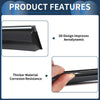 Honda CR-V Side Window Vent Visors Black 2 x Window Deflectors (2007)