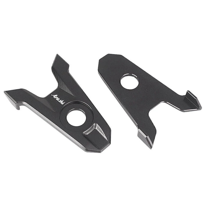 Kawasaki Z800 2013-2016 - Black Chain Adjusters CNC Rear Axle Blocks